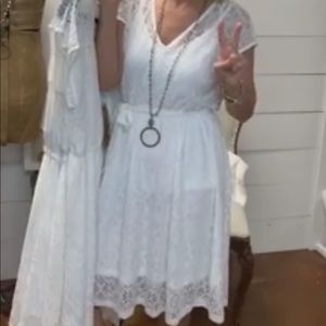 Beautiful White summer dress